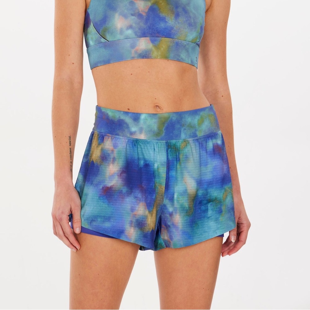 ALWRLD Milky Way Watercolor Mesh Shorts